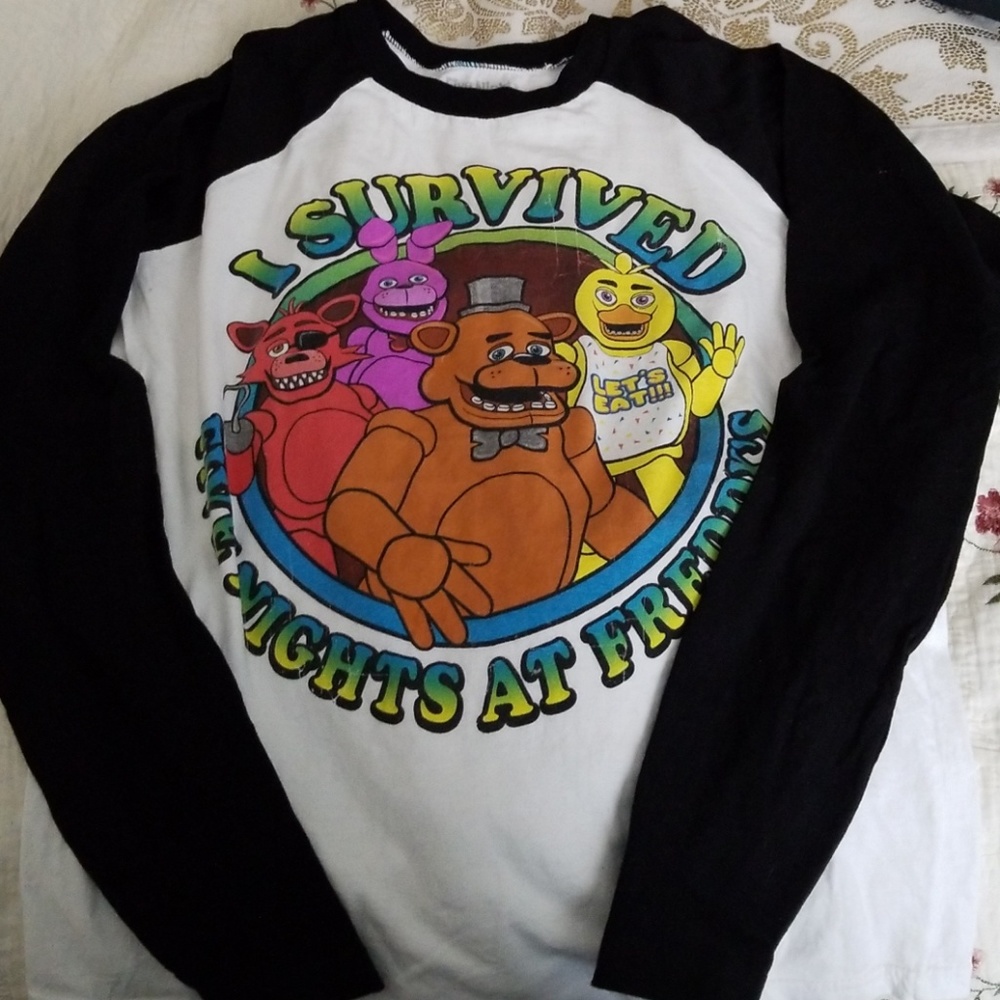 Five night at freddy's long sleeve tee